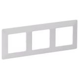 LEGRAND Valena Life 3-voudig afdekframe, ultrawit