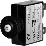 Blue Sea Systems Interrupteur Thermique à Bouton-poussoir Avec Bornes à Connexion Rapide