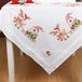 Vervaco Tafelkleed Kit Kerst Wichtel met Rendier Borduurpakket 80 x 80 cm