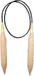 KnitPro Jumbo Bouleau aiguilles circulaires 120cm 25.00mm