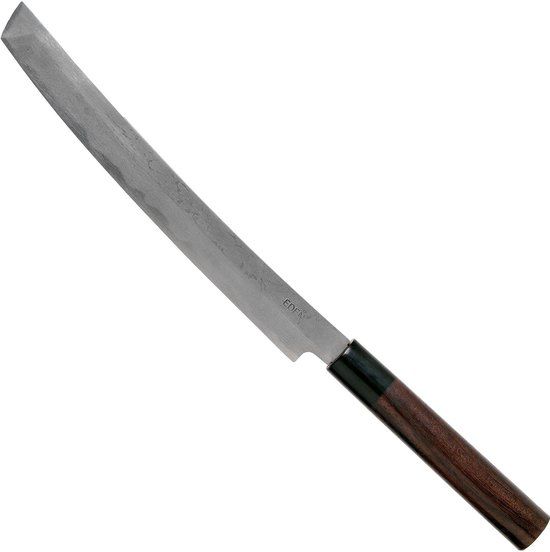 Eden Takobiki Ryoba 24 cm Sashimi Knife - Red Sandalwood - 16-Layer Damascus Steel