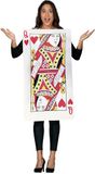 Queen of Hearts Letter kostuum voor vrouwen