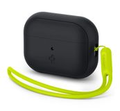Spigen AirPods Pro 2 Silicone Fit Case Zwart/Groen