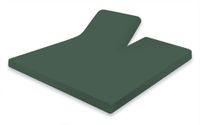 Eleganzzz Splittopper Hoeslaken Jersey Stretch - Dark Green - Hoeslaken 180x200