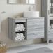 Maison Exclusive - Set van twee badkamerkasten, Sonoma grijs, 79,5 x 44,5 x 80 cm