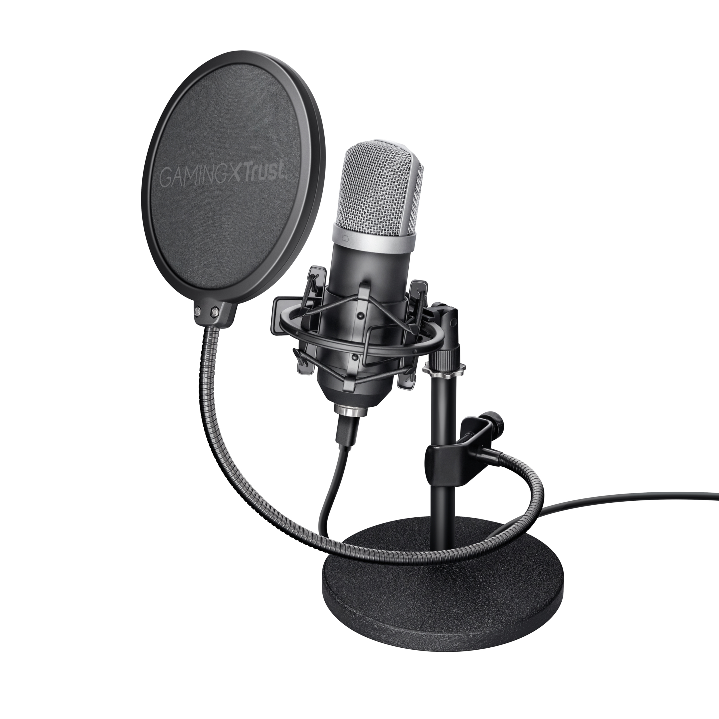 Trust   GXT 252 Emita - USB Studio Microfoon met Popfilter - voor Windows