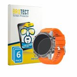 BROTECT - Screenprotector voor WalkerFit M6 Ultra 1.43" - Folie Beschermfolie transparant 6 Stuks