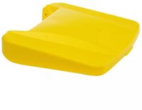 HENDI Deksel voor afvalbak - polypropyleen - hygiene - 50,5 x 41,5 cm - geel