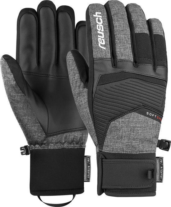 Reusch Venom R-TEX XT Winter Gloves - Black/Grey - Unisex - Size 7 - Waterproof - 2023