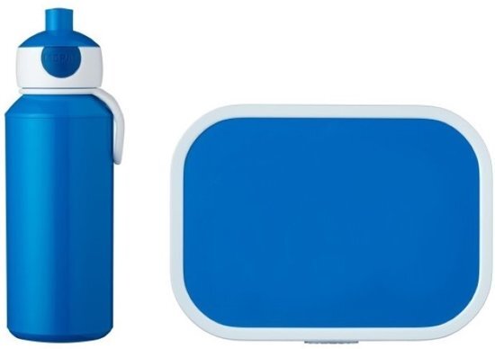 Mepal Drinkfles En Lunchbox Campus Blauw blauw