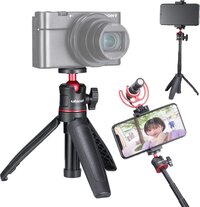 Ulanzi MT-08 Vlog-Statief, Camerahouder & Selfiestick - Zwart