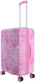 Saxoline Splash Reiskoffer, bagage, trolley, 67 cm (medium), 8 wielen, bedrukt, Bedrukt, sport en vrije tijd