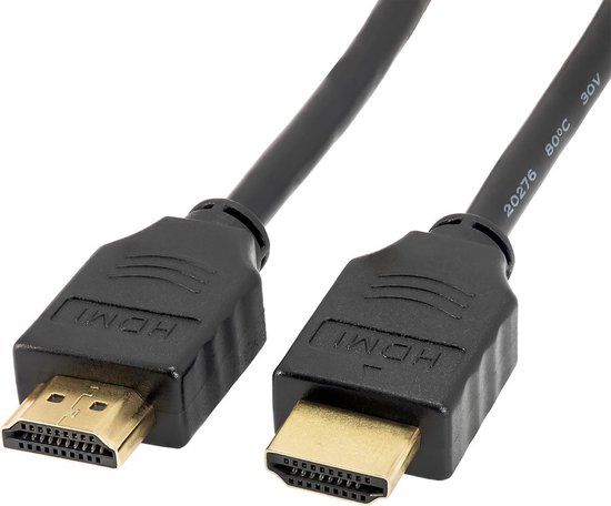 Akyga HDMI-kabel voor TV, Monitor, PS4, Xbox, 0,5M Versie 1,4 Snelle Overdracht