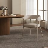en.casa Eetkamerstoel set van 2 Huk 78x57x56 cm beige