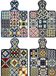 DKD Home Decor Placemat Kurk Dolomite Tegel (17 x 24 x 1 cm) (4 Stuks)