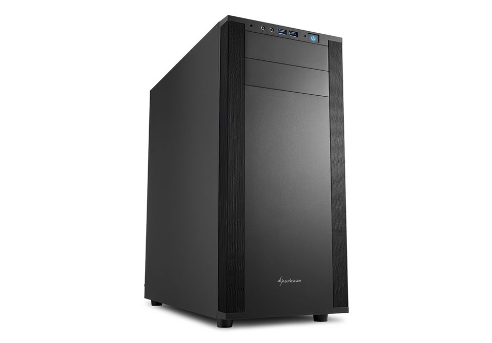 Sharkoon M25-V Midi Tower PC Case - Black