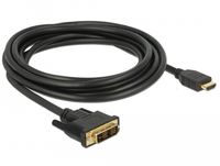 DeLOCK 85585 Câble DVI-D vers HDMI 3m Noir