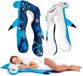 KomfortKissen™ Kids - Coussin ergonomique pour enfant - Forme en U - Bleu/Blanc