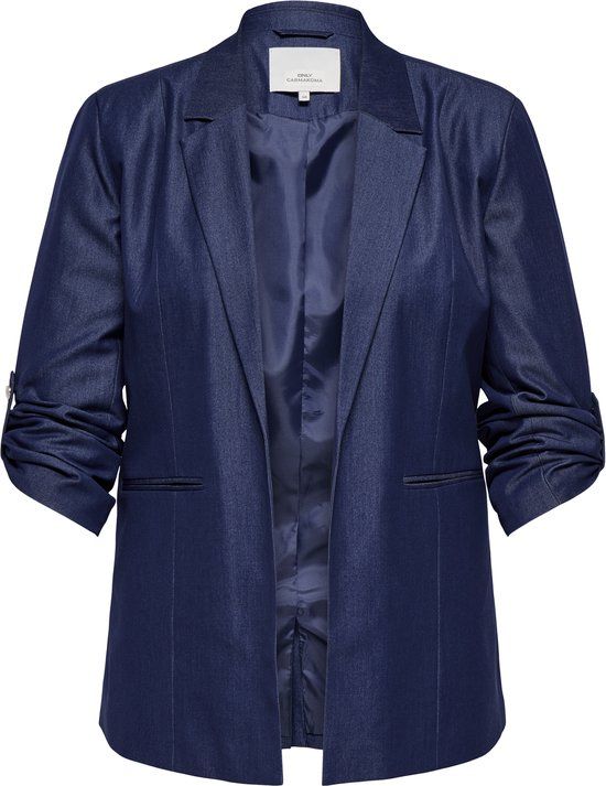 ONLY CARMAKOMA - CARKAYLE-IRIA 3/4 LINEN BLAZER TLR