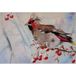 PANNA Waxwing Cross Stitch Kit, meerkleurig, 17 x 11,5 cm