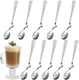 Merkloos / Sans marque Dailygoods Longdrinklepel 10 Stuks Roestvrijstalen Lepel Latte