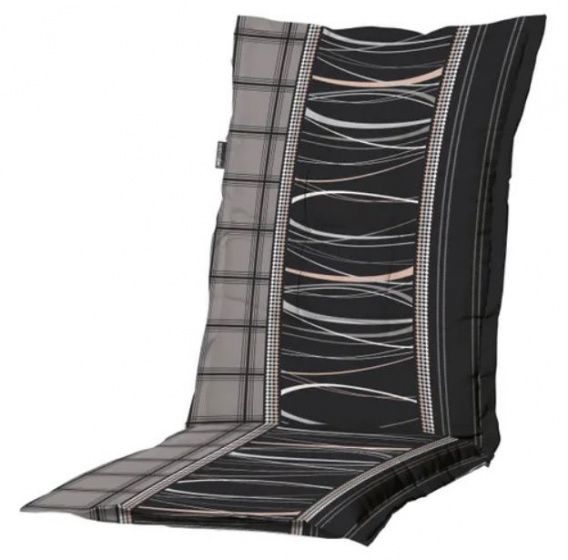 Madison Tuinstoelkussen Lines - 105 x 50 cm - Grijs