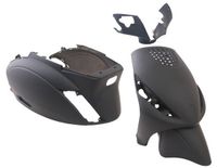 Edge Gransier Plaatset Piaggio Zip Vanaf Bj. 2000 4 Delig Mat Zwart