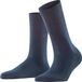 FALKE Family eenkleurig katoen sokken dames blauw - maat 39-42
