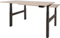 Schaffenburg Zit Sta Bureau - Duo Elek 140x80 lindb. eik -zwart frame