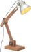 vidaXL Bureaulamp industrieel rond E27 58x18x90 cm zilverkleurig