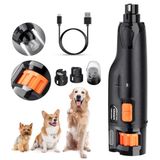 Gimars Verstelbare 6 Snelheden 12000 rpm Hond Nagelslijper 45dB Dubbele Led-Light Pet Nagelslijper USB Oplaadbare 3 Poorten Nagelvijl Voor Grote Medium Kleine Hond
