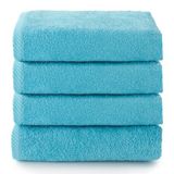 Top Towel - Plus - Badhanddoeken - 4 gezichtshanddoeken of bidet - 30x50cm - 100% katoen - Aguamar