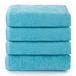 Top Towel - Plus - Badhanddoeken - 4 gezichtshanddoeken of bidet - 30x50cm - 100% katoen - Aguamar