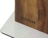 Eden Magnetic Knife Block EQB101 Magnetisch Messenblok, Acaciahout, Stalen Basis, 23 x 25 cm