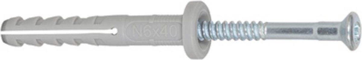 Fischer 513840 nagelpluggen N 6 x 40/10 F