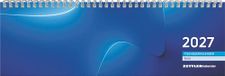 Tischquerkalender Neumann Verlage Tischquerkalender 1W/2S blau 2027