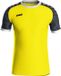 Jako Iconic Shirt Korte Mouw Heren - Zachtgeel / Zwart | Maat: 3XL