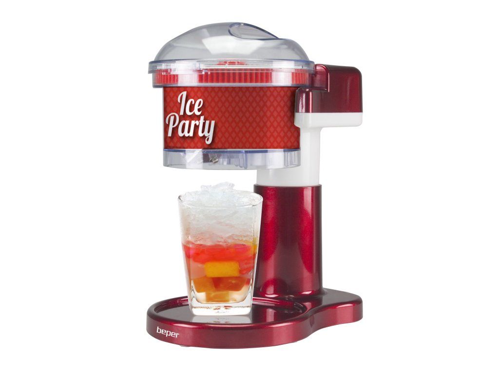 Beper P102GEL100 Slush Puppy Machine - Red/White - Ice Shaver