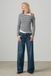 Levi's Clara top met lange mouwen - Femme - S - Gris / Ivie Stripe Anthracite Night