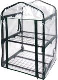 Nampook Progarden Kweekkas - 2 verdiepingen - 50 x 45 x 84 cm - broeikas met stalen plantenetage - PVC