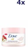 Dove 4x Body Scrub 225ml Pomegranate