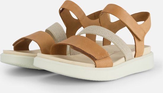 Ecco FLOWT W Sandalen cognac Leer - Dames - Maat 39