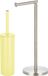 Spirella Badkamer accessoires set - WC-borstel/toiletrollen houder - metaal - geel/zilver