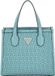 GUESS Silvana 2 Compartment Mini Tote Teal Turquoise