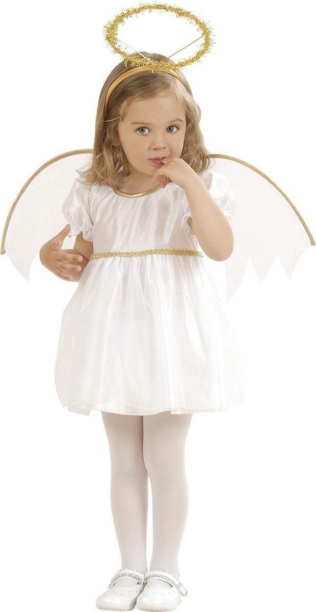 Widmann Engel Kostuum - Meisje - Maat 104 - Kerst - Verkleedkleding