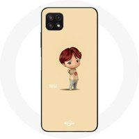 Maniacase Samsung Galaxy A22 5G BTS TinyTAN Animation Suga Hoesje