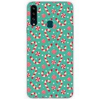 1001 coques Sucre d'Orge Bedrukt siliconen hoesje compatibel met Samsung Galaxy A20s
