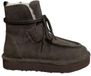 Gabor - Dames - Enkellaarsjes - Nubuck - Donker bruin - Maat 42