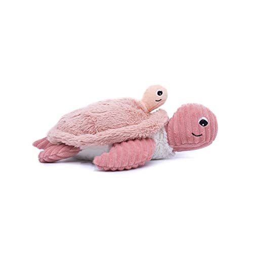 Les Deglingos Ptipotos knuffeldier schildpad Maman baby roze