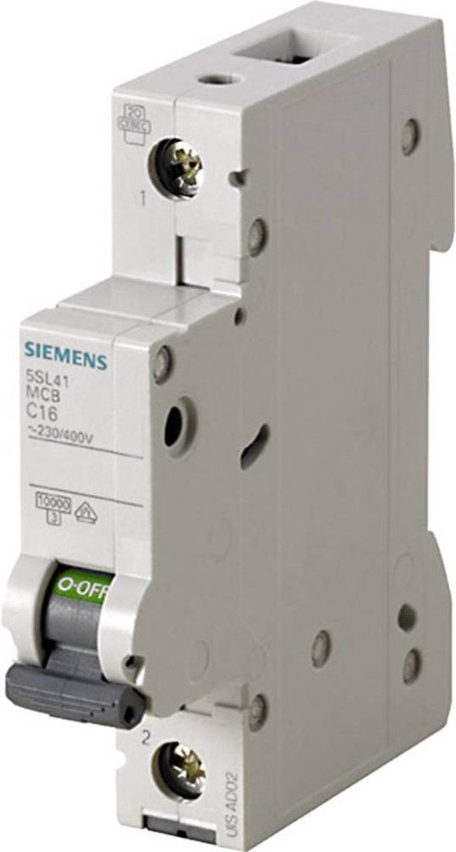 Siemens 5SL4104-7 Indus.Sector Zekeringautomaat 1-polig 4 A 230 V, 400 V
